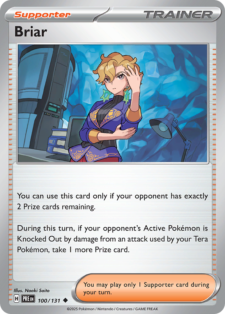 Briar – Prismatic Evolutions 100/131 Pokémon card