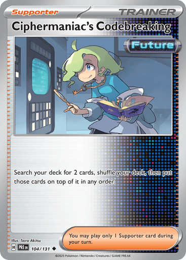 Ciphermaniac's Codebreaking - Prismatic Evolutions 104