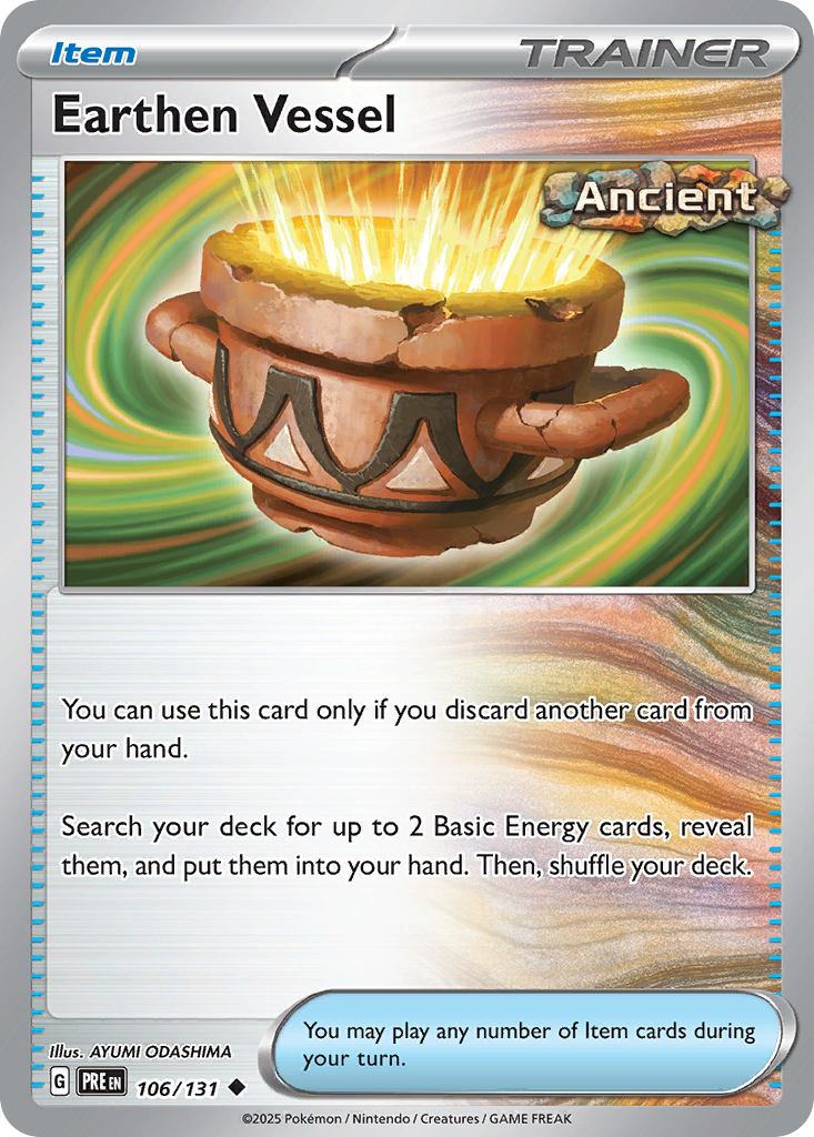 Earthen Vessel – Prismatic Evolutions 106/131 Pokémon card