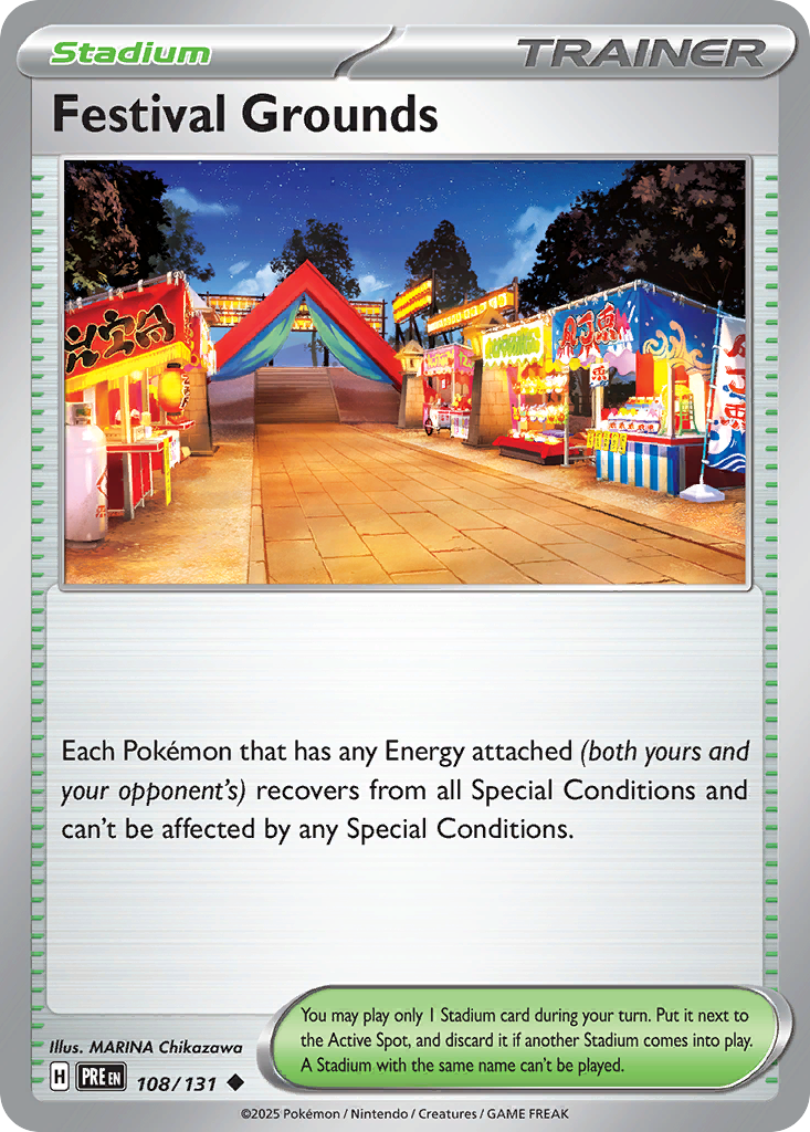 Festival Grounds – Prismatic Evolutions 108/131 Pokémon card