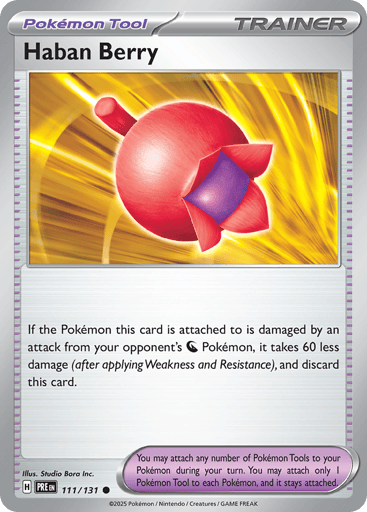 Haban Berry - Prismatic Evolutions 111