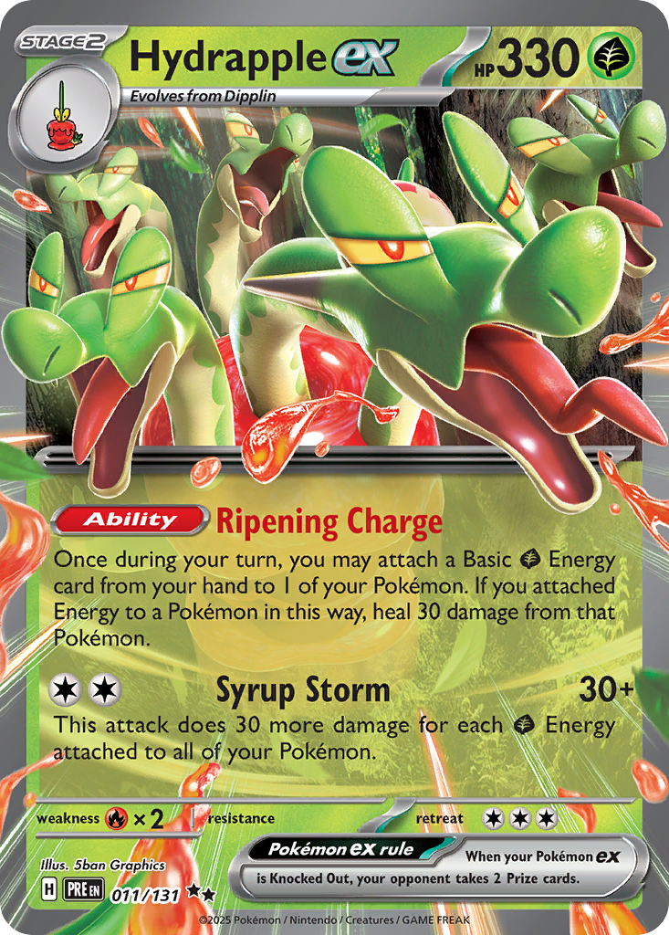 Hydrapple ex – Prismatic Evolutions 011/131 Pokémon card