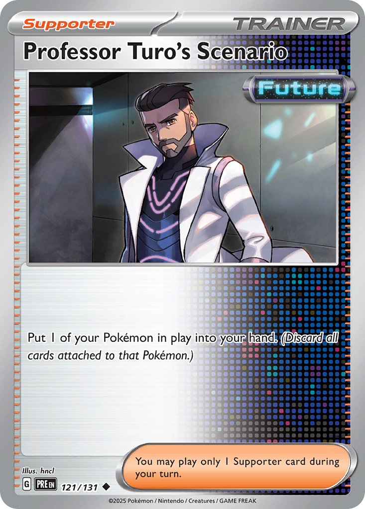 Professor Turo's Scenario – Prismatic Evolutions 121/131 Pokémon card