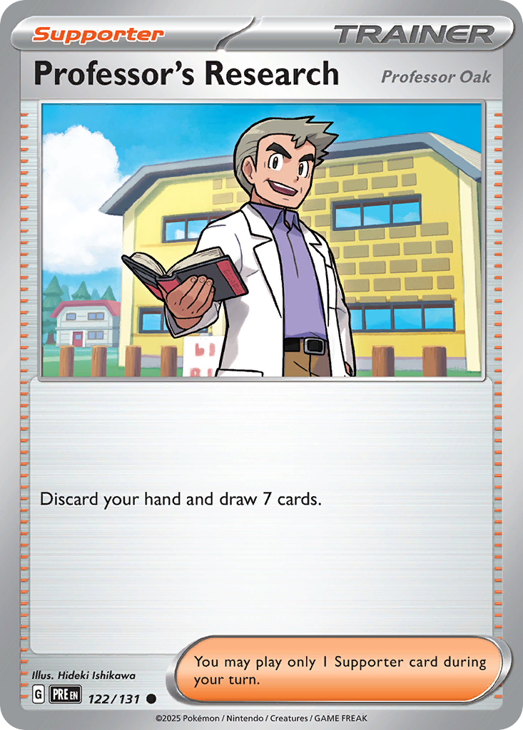 Professor's Research – Prismatic Evolutions 122/131 Pokémon card
