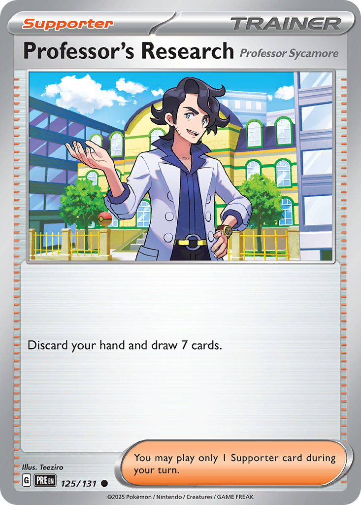 Professor's Research – Prismatic Evolutions 125/131 Pokémon card