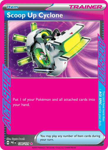 Scoop Up Cyclone - Prismatic Evolutions 128