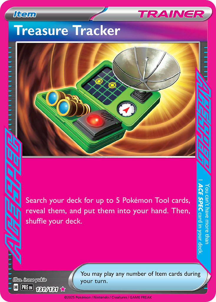 Treasure Tracker – Prismatic Evolutions 131/131 Pokémon card
