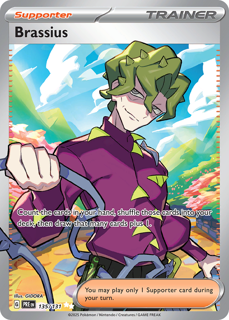 Brassius – Prismatic Evolutions 135/131 Pokémon card