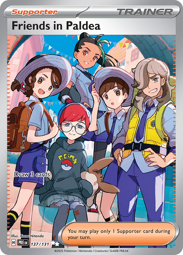 Friends in Paldea – Prismatic Evolutions 137/131 Pokémon card