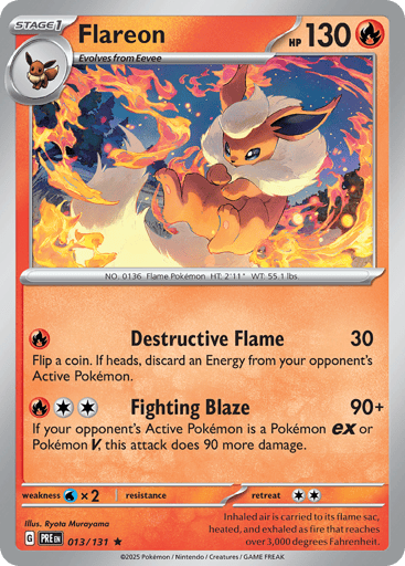 Flareon - Prismatic Evolutions 13