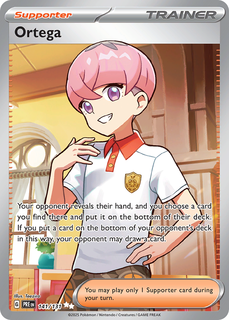 Ortega – Prismatic Evolutions 141/131 Pokémon card