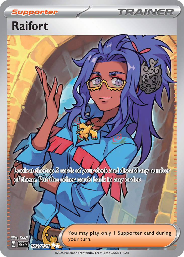Raifort – Prismatic Evolutions 142/131 Pokémon card