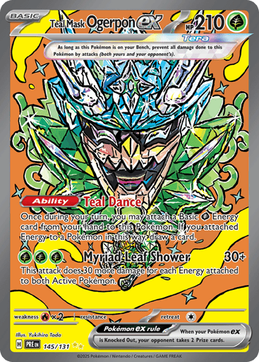 Teal Mask Ogerpon ex - Prismatic Evolutions 145