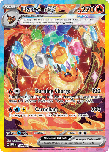 Flareon ex - Prismatic Evolutions 146