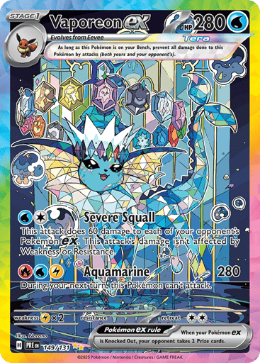Vaporeon ex - Prismatic Evolutions 149