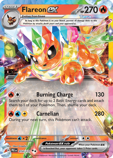 Flareon ex - Prismatic Evolutions 14