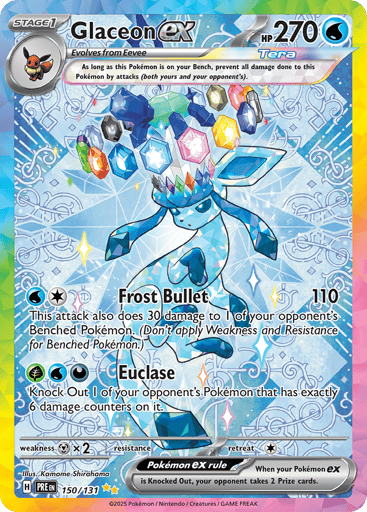 Glaceon ex - Prismatic Evolutions 150