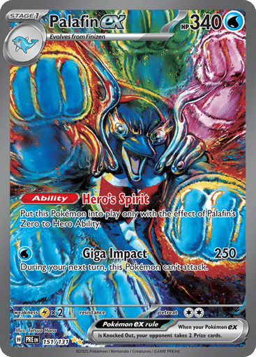 Palafin ex - Prismatic Evolutions 151