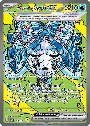 Wellspring Mask Ogerpon ex - Prismatic Evolutions 152