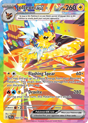 Jolteon ex - Prismatic Evolutions 153