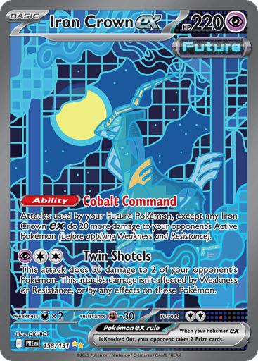 Iron Crown ex - Prismatic Evolutions 158