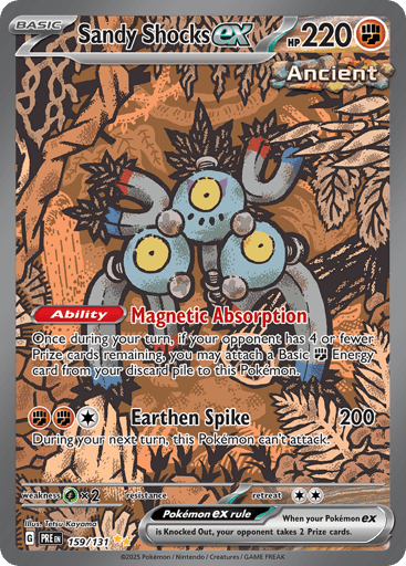 Sandy Shocks ex - Prismatic Evolutions 159