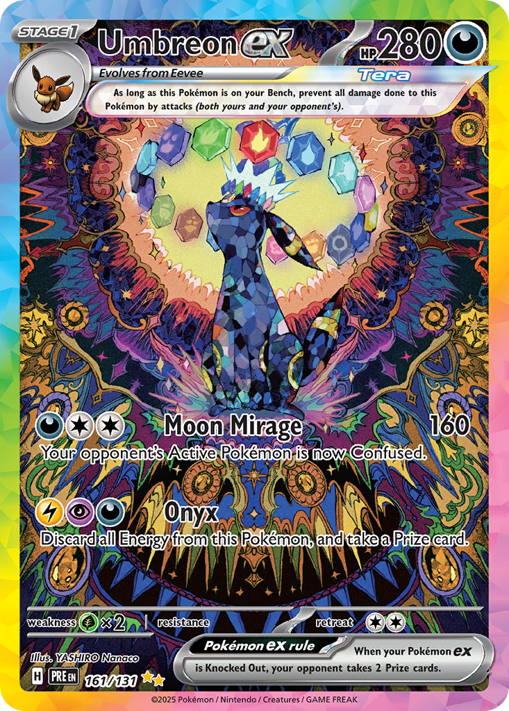 Umbreon ex – Prismatic Evolutions 161/131 Pokémon card