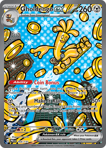 Gholdengo ex - Prismatic Evolutions 164