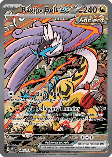 Raging Bolt ex - Prismatic Evolutions 166