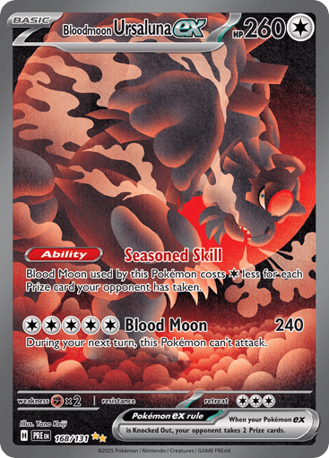 Bloodmoon Ursaluna ex - Prismatic Evolutions 168