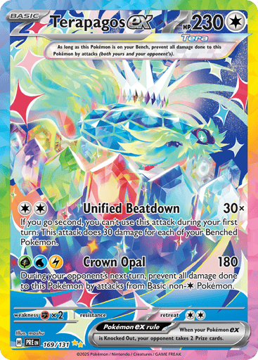 Terapagos ex - Prismatic Evolutions 169
