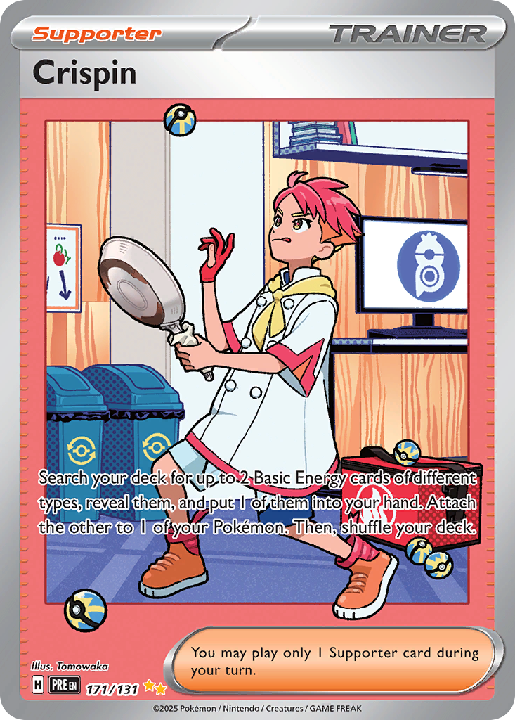 Crispin – Prismatic Evolutions 171/131 Pokémon card