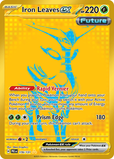 Iron Leaves ex - Prismatic Evolutions 176