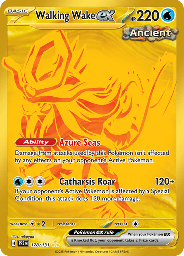 Walking Wake ex - Prismatic Evolutions 178