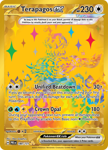 Terapagos ex - Prismatic Evolutions 180