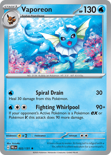 Vaporeon - Prismatic Evolutions 22
