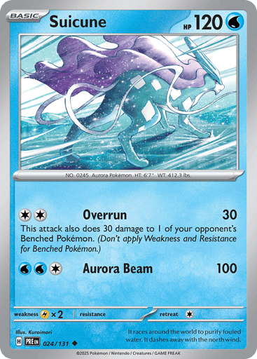 Suicune - Prismatic Evolutions 24