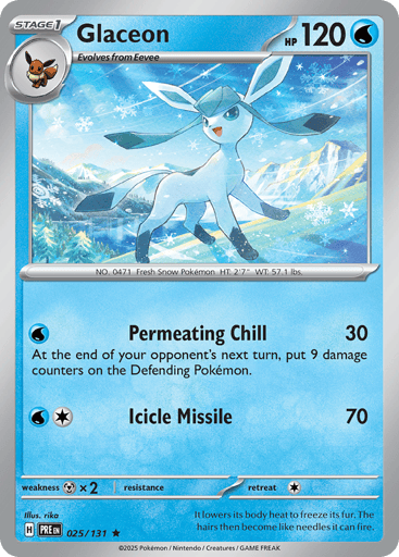 Glaceon - Prismatic Evolutions 25
