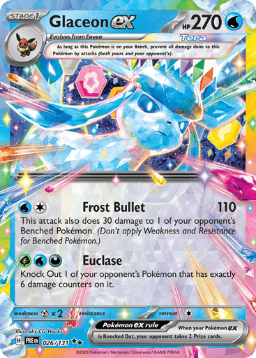Glaceon ex - Prismatic Evolutions 26