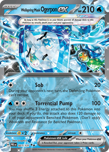 Wellspring Mask Ogerpon ex - Prismatic Evolutions 27