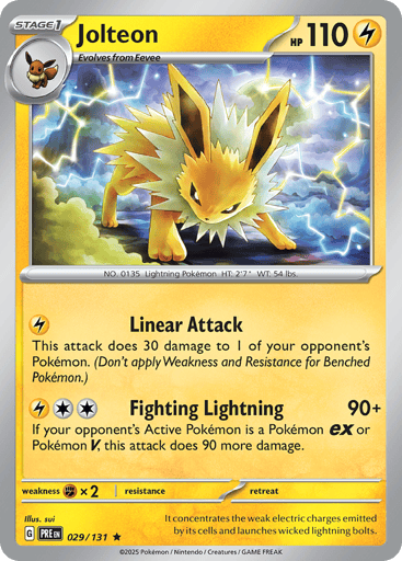 Jolteon - Prismatic Evolutions 29