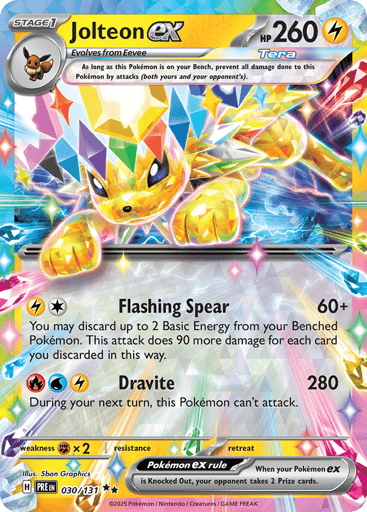 Jolteon ex - Prismatic Evolutions 30
