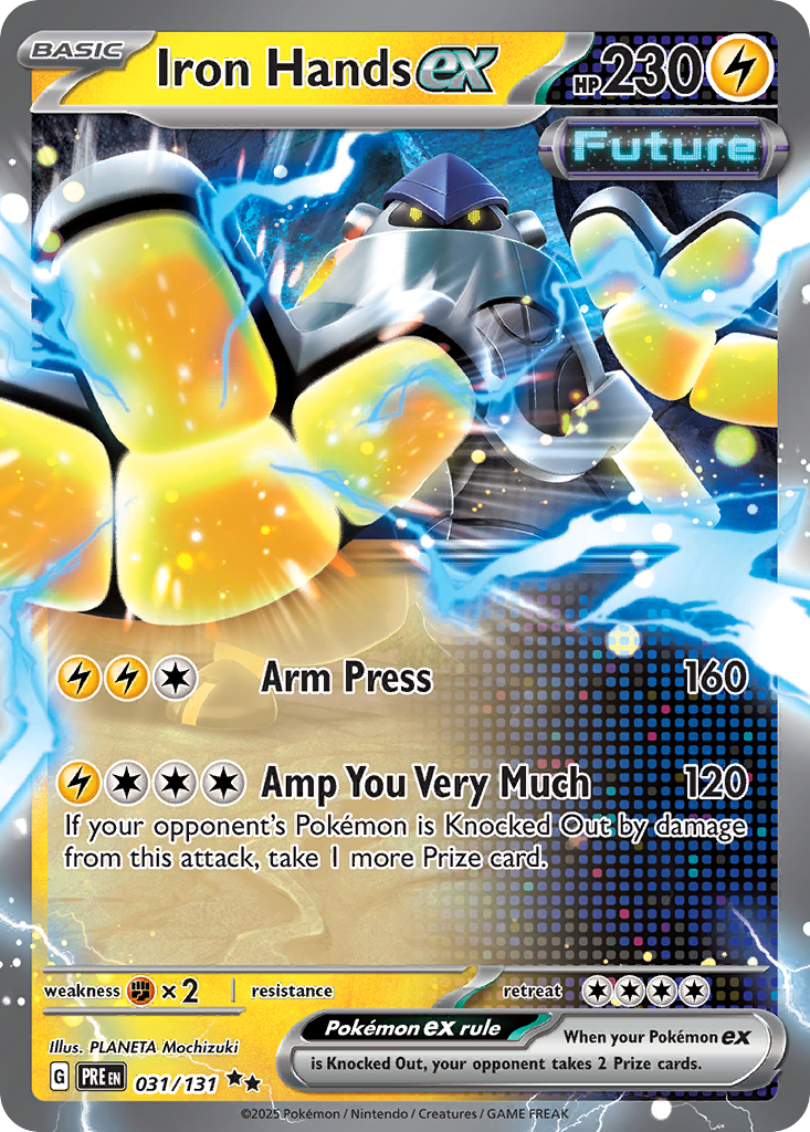 Iron Hands ex – Prismatic Evolutions 031/131 Pokémon card