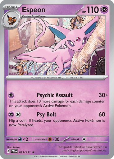 Espeon - Prismatic Evolutions 33