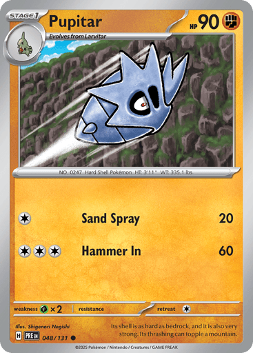 Pupitar - Prismatic Evolutions 48