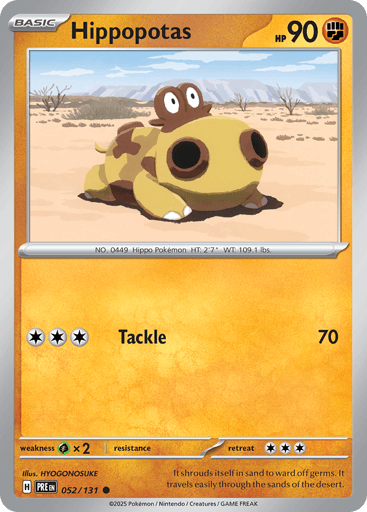 Hippopotas - Prismatic Evolutions 52