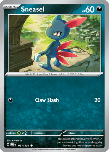 Sneasel - Prismatic Evolutions 61