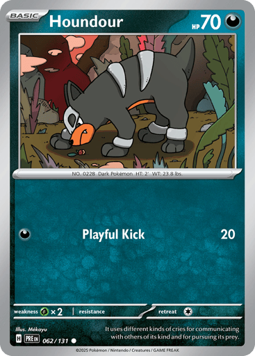 Houndour - Prismatic Evolutions 62