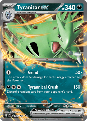 Tyranitar ex - Prismatic Evolutions 64
