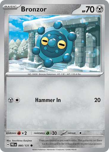 Bronzor - Prismatic Evolutions 66